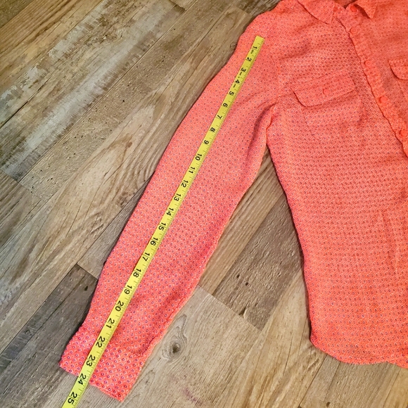 American Eagle Button Down Sheer Blouse - Picture 5 of 6